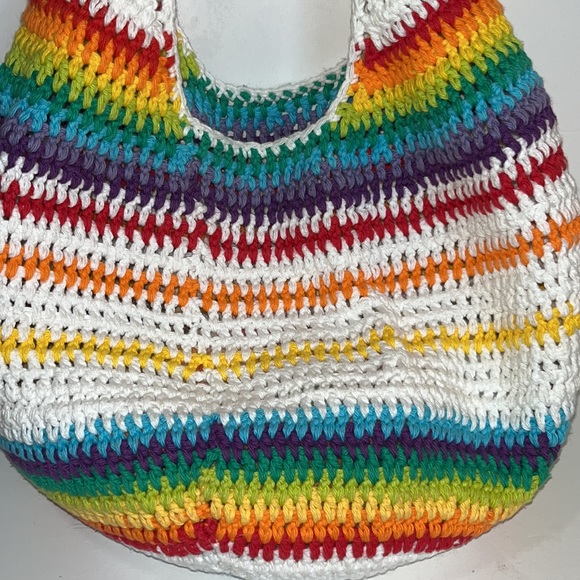 🌈Handmade Crocheted shoulder bag - Picture 10 of 14